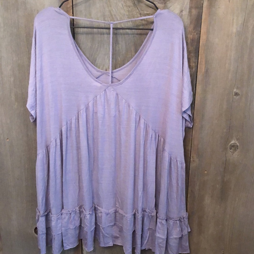 Cy Fashion Boho Blouse in Purple Size Medium - Picture 5 of 12